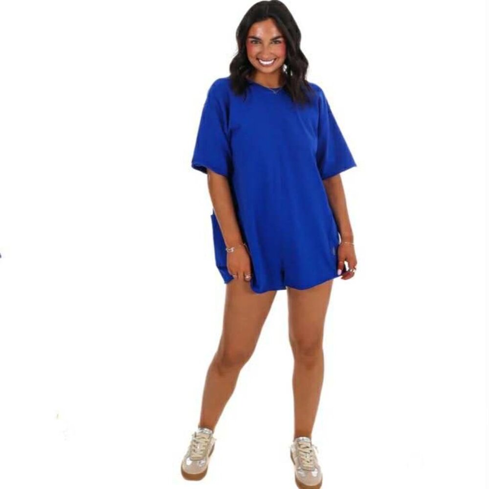 FREE PEOPLE MOVEMENT Hot Shot Tee Romper (Size: M) NWT